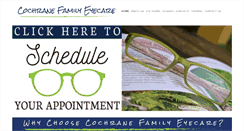 Desktop Screenshot of cochranefamilyeyecare.com
